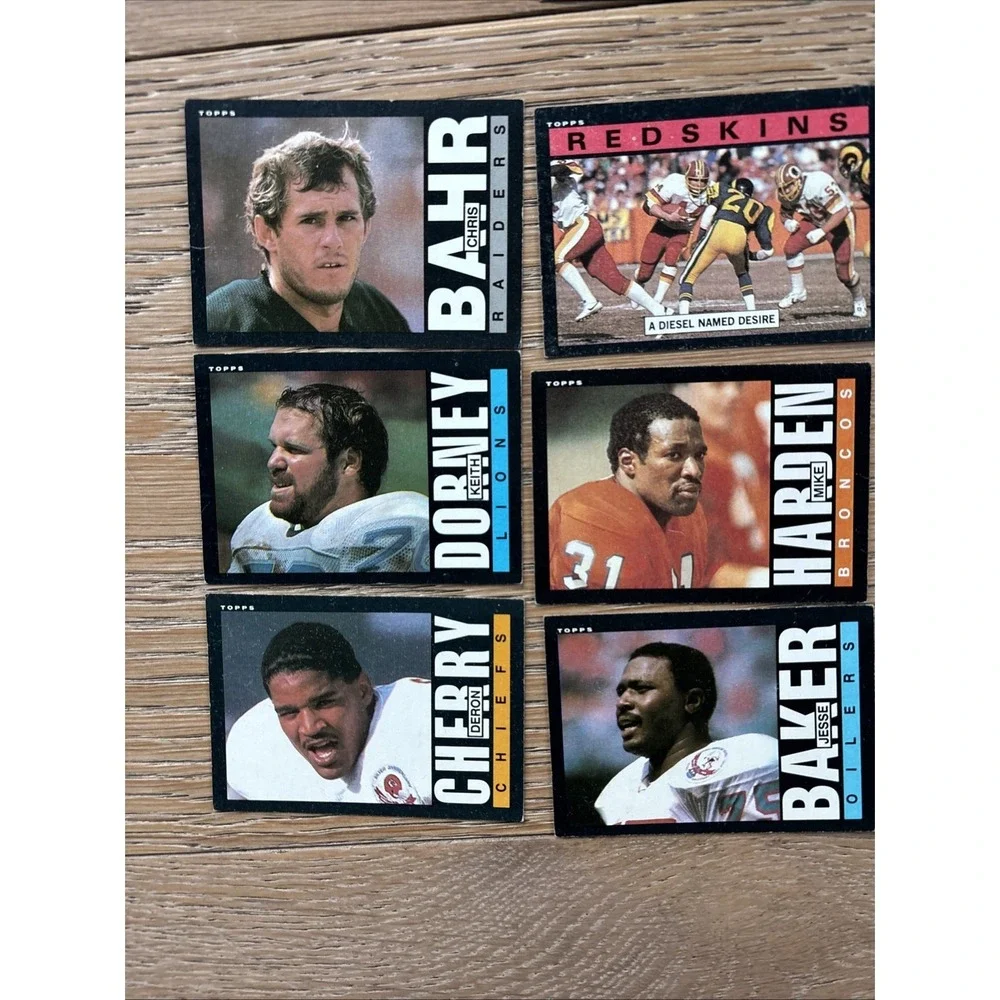 Vintage NFL Football Card Lot 80+‎ Cards Early 1990s Topps Donruss Fleer